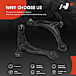 APCA6124 2 Pcs Front Lower Control Arm with Ball Joint