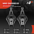 APCA6144 2 Pcs Rear Lower Control Arm