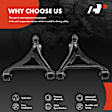 APCA6165 2 Pcs Front Lower Control Arm & Ball Joint