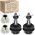 APCA6183 2 Pcs Front Upper Ball Joints