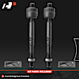 APCA6186 2 Pcs Front Inner Tie Rod End