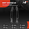 APCA6195 2 Pcs Rear Driver & Passenger Upper Control Arm