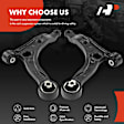 APCA6198 2 Pcs Front Lower Control Arm