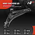 APCA6205 Front Driver Lower Control Arm with Ball Joint