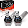 APCA6337 2 Pcs Front Outer Steering Tie Rod End