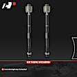 APCA6367 2 Pcs Front Inner Tie Rod End