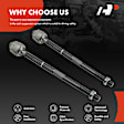 APCA6367 2 Pcs Front Inner Tie Rod End
