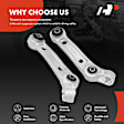 APCA6374 2 Pcs Front Lower Rearward Control Arm