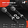 APCA6379 2 Pcs Front Inner Tie Rod End