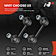 APCA6384 2 Pcs Rear Stabilizer Bar Link