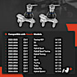 APCA6492 2 Pcs Front Lower Ball Joints