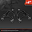 APCA6495 2 Pcs Rear Upper Rearward Control Arm & Ball Joint Kit