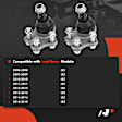 APCA6498 2 Pcs Front Lower Ball Joint