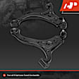 APCA6522 2 Pcs Front Lower Control Arm & Ball Joint Assembly