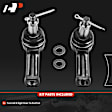 APCA6539 2 Pcs Front Outer Tie Rod End