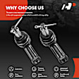 APCA6539 2 Pcs Front Outer Tie Rod End