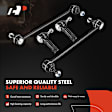 APCA6585 4 Pcs Front Sway Bar Link