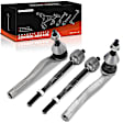APCA6587 4 Pcs Front Inner & Outer Tie Rod Ends