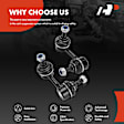 APCA6590 2 Pcs Front Sway Bar Link