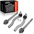 APCA6595 4 Pcs Front Inner & Outer Tie Rod End