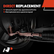 APCA6601 4 Pcs Front Inner & Outer Tie Rod Ends