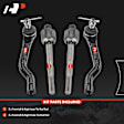 APCA6603 4 Pcs Front Inner & Outer Tie Rod End