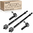 APCA6606 4 Pcs Front Inner & Outer Tie Rod End