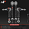 APCA6607 4 Pcs Front Inner & Outer Tie Rod Ends