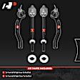 APCA6610 4 Pcs Front Inner & Outer Steering Tie Rod End