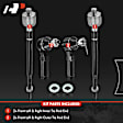 APCA6611 4 Pcs Front Inner & Outer Tie Rod End Kit