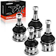 APCA6613 4 Pcs Front Upper & Lower Ball Joint Kit