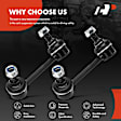 APCA6651 2 Pcs Rear Sway Bar Link