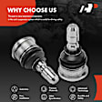 APCA6654 2 Pcs Rear Upper Ball Joint Kit