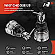 APCA6662 2 Pcs Front Lower Ball Joint
