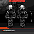 APCA6663 2 Pcs Front Lower Ball Joint Kit