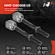 APCA6672 2 Pcs Front Inner Tie Rod End