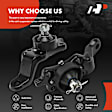 APCA6674 2 Pcs Front Lower Ball Joint