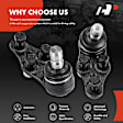 APCA6678 2 Pcs Front Lower Ball Joint