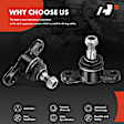 APCA6683 2 Pcs Front Lower Ball Joint Kit