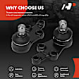 APCA6689 2 Pcs Front Lower Ball Joint