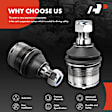 APCA6694 2 Pcs Front Lower Ball Joint
