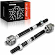 APCA6712 2 Pcs Front Inner Steering Tie Rod Ends