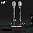 APCA6765 2 Pcs Front Inner Tie Rod End Kit