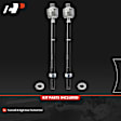 APCA6766 2 Pcs Front Inner Steering Tie Rod Ends