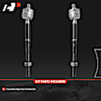 APCA6818 2 Pcs Front Inner Steering Tie Rod Ends