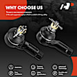 APCA6864 2 Pcs Front Outer Tie Rod End Kit