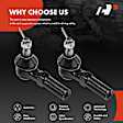APCA6867 2 Pcs Front Outer Tie Rod End Kit