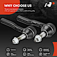 APCA6871 2 Pcs Front Outer Tie Rod End