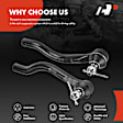APCA6875 2 Pcs Front Outer Tie Rod End