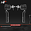 APCA6877 2 Pcs Front Outer Tie Rod End Kit